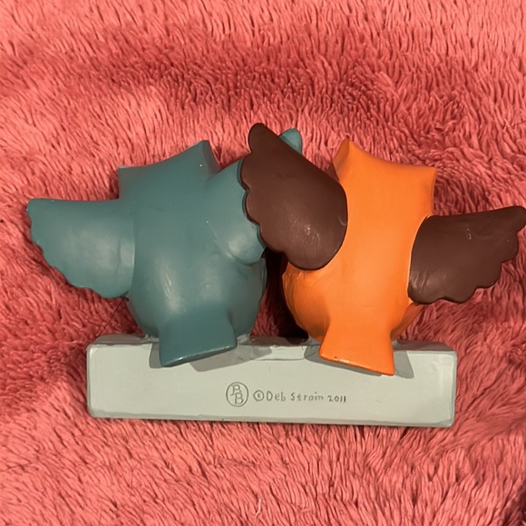 Deb strain friendship owls our friendship is a hoot figures statue Decoration - Picture 3 of 3